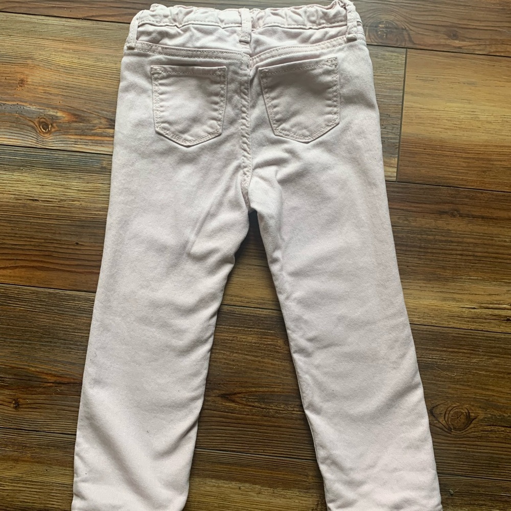 Baby Gap Gray Insulated Lined Pink Denim Jeans Size 3 Yrs - Picture 6 of 7